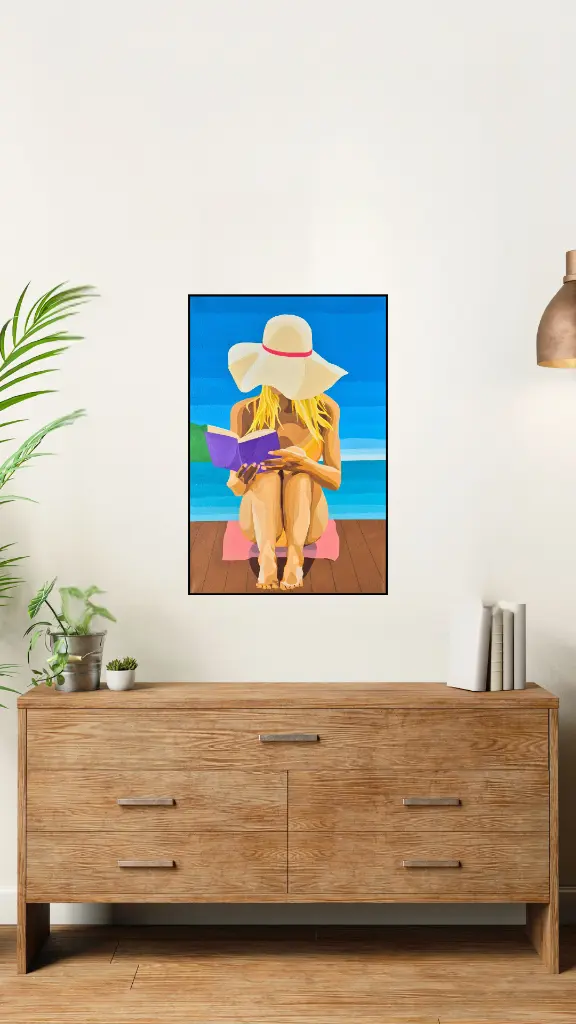 Peinture femme chapeau.webp