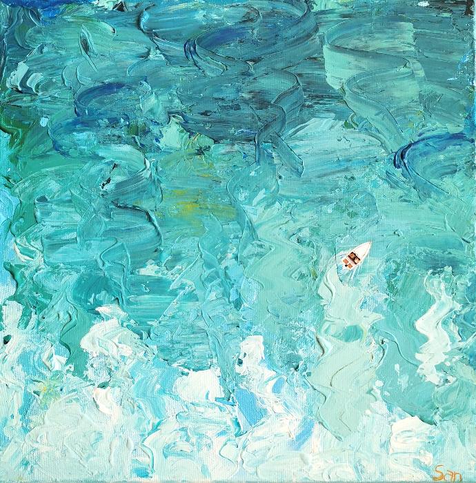 [Mer aérienne avec bateau] Les vacancs vues d'en haut