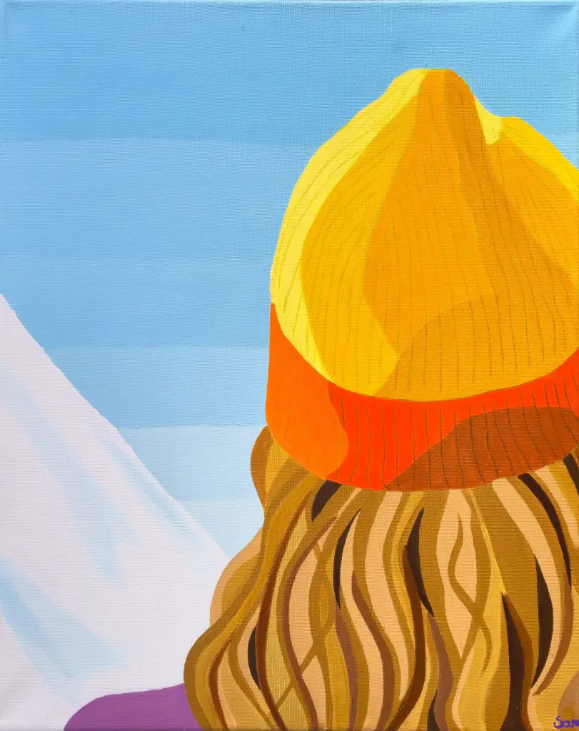 [Bonnet jaune montagnes] Shall we grab a platter?